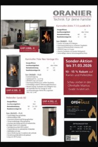 Die Ofenhalle Stockach - Winteraktion - Kaminöfen, Pelletöfen von Oranier